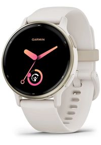 GARMIN - Zegarek sportowy Garmin Vivoactive 5 Biały (010-02862-11). Kolor: biały. Styl: sportowy