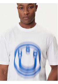 Hugo - HUGO T-Shirt Nalax 50543493 Biały Regular Fit. Kolor: biały. Materiał: bawełna #4