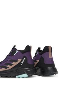 Adidas - adidas Trekkingi Terrex Anylander Mid Rain.Rdy JQ9966 Fioletowy. Kolor: fioletowy. Materiał: materiał #2
