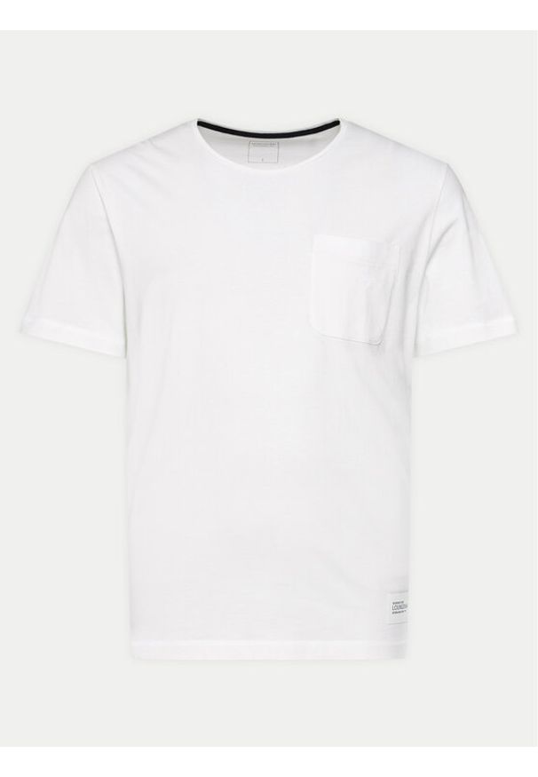 Seidensticker T-Shirt 12.120450 Biały Regular Fit. Kolor: biały. Materiał: bawełna