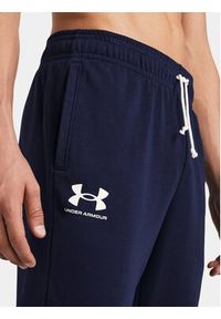 Under Armour Spodnie dresowe Ua Rival Terry Jogger 1380843-410 Granatowy Fitted Fit. Kolor: niebieski. Materiał: bawełna #6