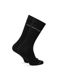 Emporio Armani Skarpety długie EM000554 AF12276 MC061 Czarny. Kolor: czarny. Materiał: materiał, bawełna