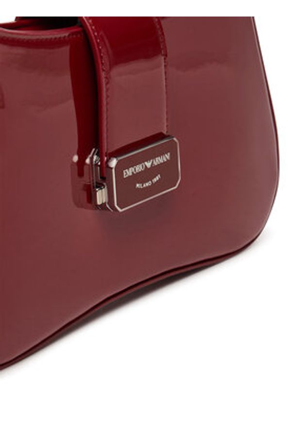 Emporio Armani Torebka EW001778 AF17287 U5068 Bordowy. Kolor: czerwony. Materiał: skórzane