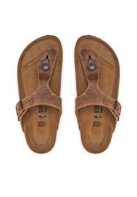 Birkenstock Japonki Gizeh Bs 0943813 Brązowy. Kolor: brązowy. Materiał: skóra, nubuk #1