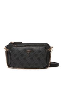 Guess Torebka Noelle II Mini HWBG96 72710 Szary. Kolor: szary. Materiał: skórzane