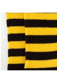 Wittchen - Damskie skarpetki w czarno-żółte paski czarno-żółte. Kolor: czarny, wielokolorowy, żółty. Materiał: bawełna. Wzór: paski