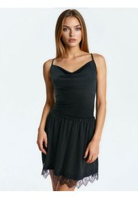 Sinsay - Body na ramiączkach - czarny. Kolor: czarny. Długość rękawa: na ramiączkach #1