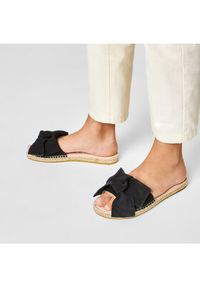 Manebi Espadryle Sandals With Bow K 1.0 J0 Czarny. Kolor: czarny. Materiał: zamsz, skóra #6