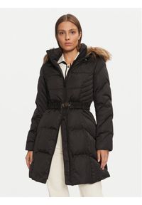 Guess Płaszcz zimowy New Olga W4BL40 WEX52 Czarny Regular Fit. Kolor: czarny. Materiał: syntetyk. Sezon: zima