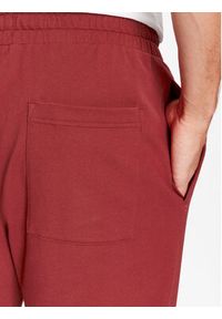 Hugo Spodnie dresowe 50501579 Bordowy Regular Fit. Kolor: czerwony. Materiał: bawełna #3