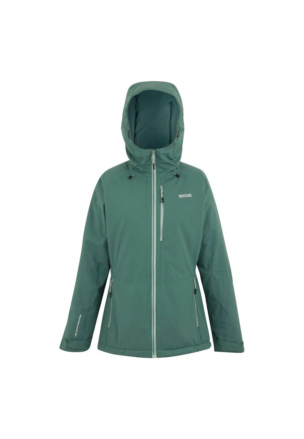 Regatta - Kurtka Damska Highton Stretch Padded Jacket. Kolor: zielony. Materiał: puch. Sport: turystyka piesza