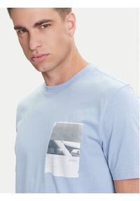BOSS T-Shirt Te_Container 50546920 Błękitny Regular Fit. Kolor: niebieski. Materiał: bawełna #4