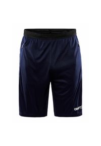 Spodenki treningowe męskie Craft Evolve Zip Pocket. Kolor: niebieski. Materiał: dresówka