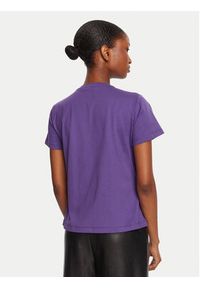 Pinko - PINKO T-Shirt Quentin 100535 A2RN Fioletowy Regular Fit. Kolor: fioletowy. Materiał: bawełna #5
