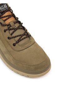 Palladium Sneakersy Pallaflex Cuff M 09509-399-M Zielony. Kolor: zielony. Materiał: nubuk, skóra