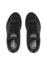 skechers - Skechers Sneakersy Verketta 51898/BBK Czarny. Kolor: czarny. Materiał: materiał