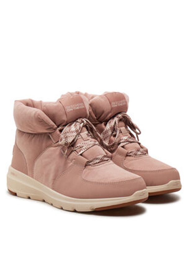 skechers - Skechers Botki Glacial Ultra - Trend Up 144194 Różowy. Kolor: różowy. Materiał: materiał