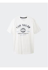 Tom Tailor T-Shirt 1037735 Biały Regular Fit. Kolor: biały. Materiał: bawełna #10