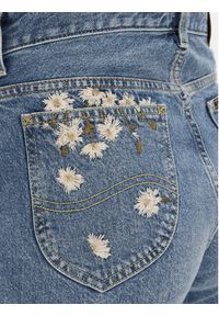 Lee Szorty jeansowe Rider 112363785 Niebieski Straight Fit. Kolor: niebieski. Materiał: bawełna #3