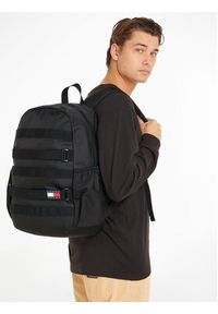 Tommy Jeans Plecak Tjm Skater Boy Backpack AM0AM11162 Czarny. Kolor: czarny. Materiał: materiał #3