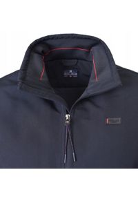 Ocieplona Zimowa Kurtka z Wysokim Kołnierzem - Pako Jeans - Granatowa. Kolor: niebieski. Materiał: tkanina, poliester. Sezon: zima #3