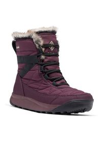 columbia - Columbia Śniegowce Minx Shorty IV 2079181 Bordowy. Kolor: czerwony. Materiał: materiał #6