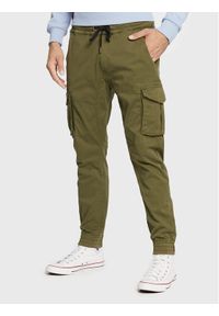 Alpha Industries Joggery Twill 116202 Zielony Regular Fit. Kolor: zielony. Materiał: bawełna #1