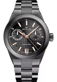 Acappella - Zegarek męski Appella L70015.S1R6QF szary. Kolor: szary #1