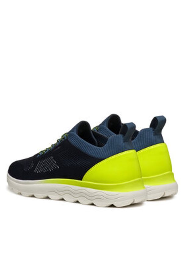 Geox Sneakersy U Spherica U55BYE 0009T C4502 Granatowy. Kolor: niebieski. Materiał: materiał