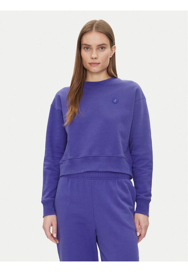 Save The Duck Bluza DF1180W CLEE20 Fioletowy Relaxed Fit. Kolor: fioletowy. Materiał: bawełna