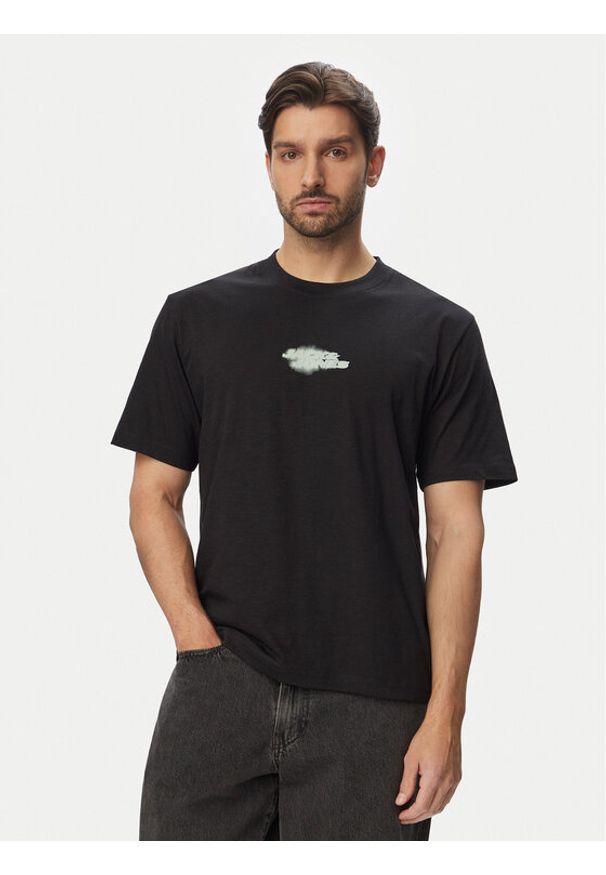 Jack & Jones T-Shirt Fusion 12294963 Czarny Relaxed Fit. Kolor: czarny. Materiał: bawełna