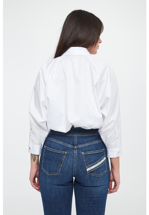 Elisabetta Franchi - Koszula damska z krawatem ELISABETTA FRANCHI