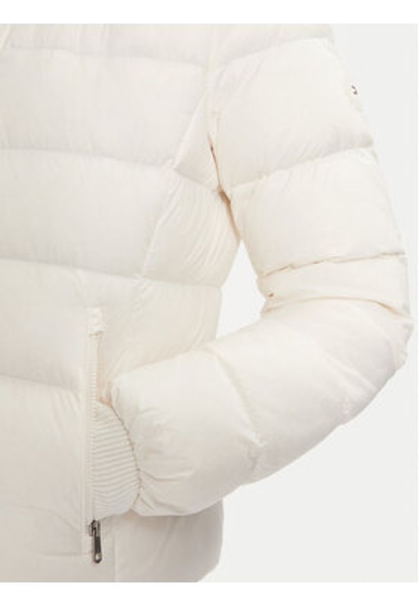 TOMMY HILFIGER - Tommy Hilfiger Kurtka puchowa WW0WW43520 Écru Regular Fit. Materiał: syntetyk