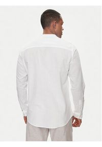 Jack & Jones - Jack&Jones Koszula 12248581 Biały Slim Fit. Kolor: biały. Materiał: len #3