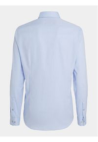 Calvin Klein Koszula K10K108426 Niebieski Slim Fit. Kolor: niebieski. Materiał: bawełna #3