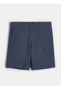 Sinsay - Bawełniane szorty chino - szary. Kolor: szary. Materiał: bawełna