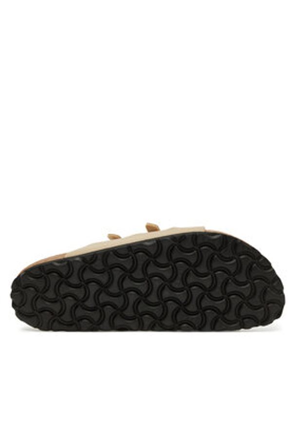 Birkenstock Klapki Florida 1029265 Écru. Materiał: skóra