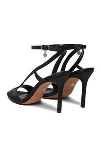 Nine West Sandały EO-LS1005252-1 Czarny. Kolor: czarny. Materiał: materiał #3