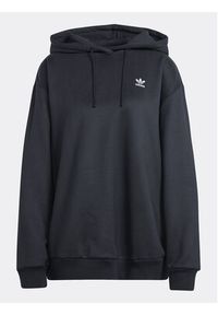 Adidas - adidas Bluza adicolor Trefoil IU2409 Czarny Oversize. Kolor: czarny. Materiał: bawełna, syntetyk