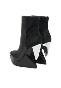 United Nude Botki Edge Bootie 1085622916 Czarny. Kolor: czarny. Materiał: skóra #4