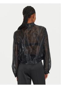TwinSet - TWINSET Bluza 241TP2020 Czarny Loose Fit. Kolor: czarny. Materiał: syntetyk #4