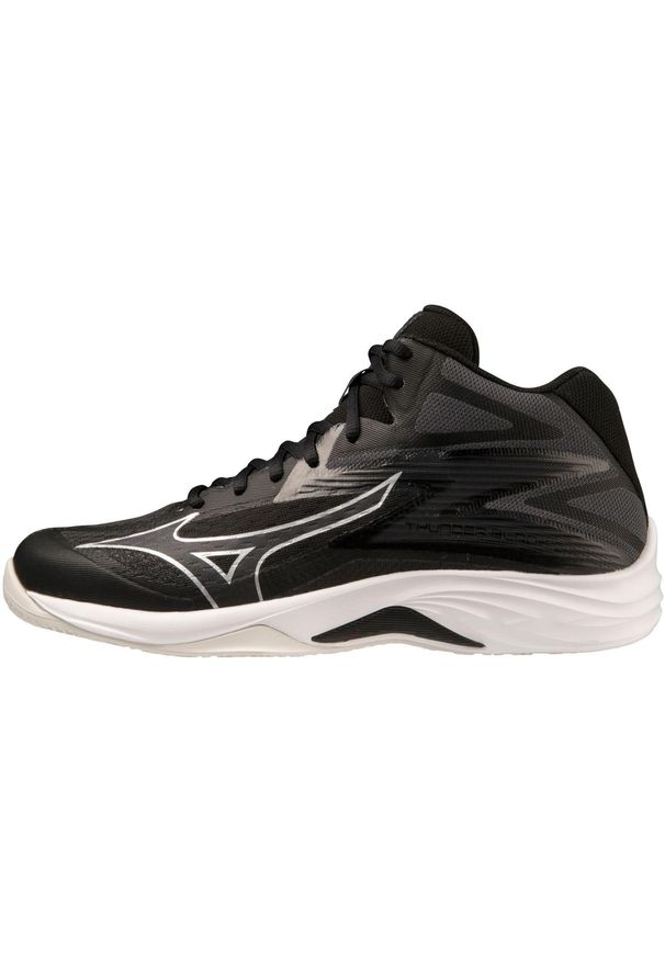 Buty halowe Mizuno Thunder Blade Z Mid. Kolor: czarny, szary, wielokolorowy. Sport: piłka ręczna