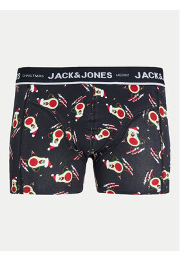 Jack & Jones Komplet 3 par bokserek Merry X-Mas 12266602 Kolorowy. Materiał: bawełna. Wzór: kolorowy