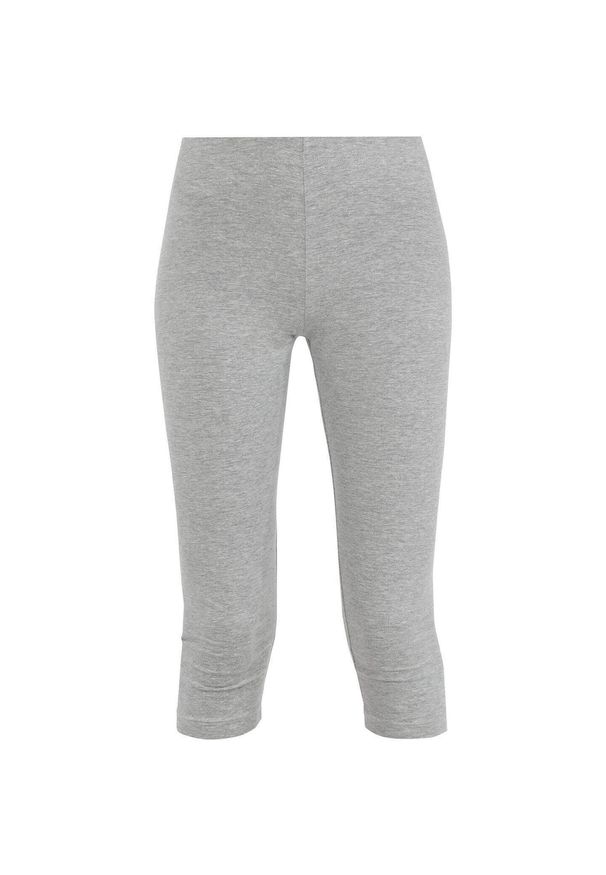 ZSPORT - Legginsy 3/4 damskie ATHL. DPT. Lunar Grey, 94% bawełna.. Kolor: szary. Materiał: bawełna