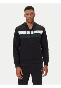 Lacoste Bluza SH5913 Czarny Regular Fit. Kolor: czarny. Materiał: bawełna #3