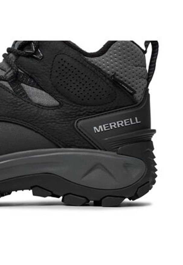 Merrell Trekkingi Thermo Kiruna 2 Mid Wp J037239 Czarny. Kolor: czarny. Materiał: skóra. Sport: turystyka piesza