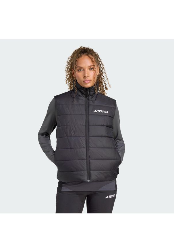 Adidas - Ocieplana kamizelka Terrex Multi Essentials CLIMAWARM. Kolor: czarny. Technologia: ClimaWarm (Adidas)