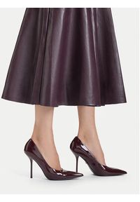 Gino Rossi Szpilki EO-HANI-V1953-111 Bordowy. Kolor: czerwony. Materiał: skóra, syntetyk. Obcas: na szpilce #3