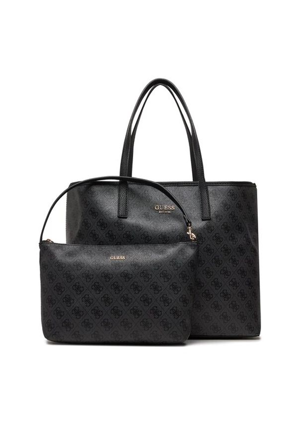 Guess Torebka Tote HWSG69 95290 Szary. Kolor: szary. Materiał: skórzane