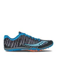 Buty do biegania męskie Saucony Przełajowe Kilkenny XC UK. Zapięcie: sznurówki. Kolor: niebieski. Materiał: syntetyk, tkanina, materiał. Szerokość cholewki: normalna